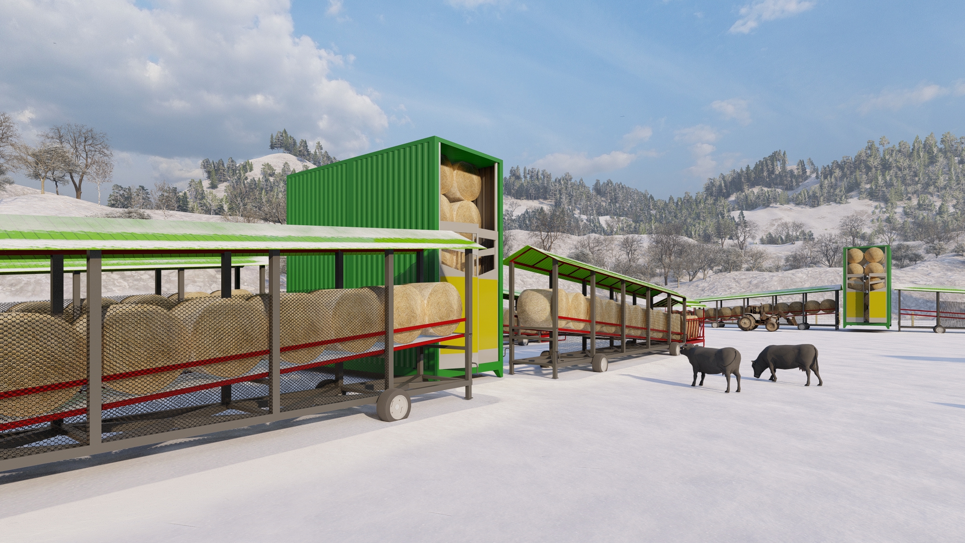 Custom Hay Conveyor System – The Ultimate Solution for Livestock Feed Protection