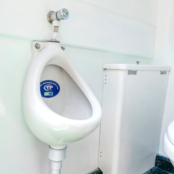 Male urinal inside Eco Mobile restroom C-1P