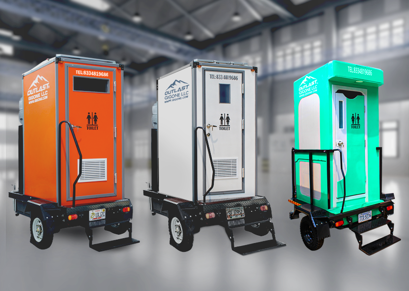 Premium portable restroom unit ready for outdoor events and job sites in New Zealand