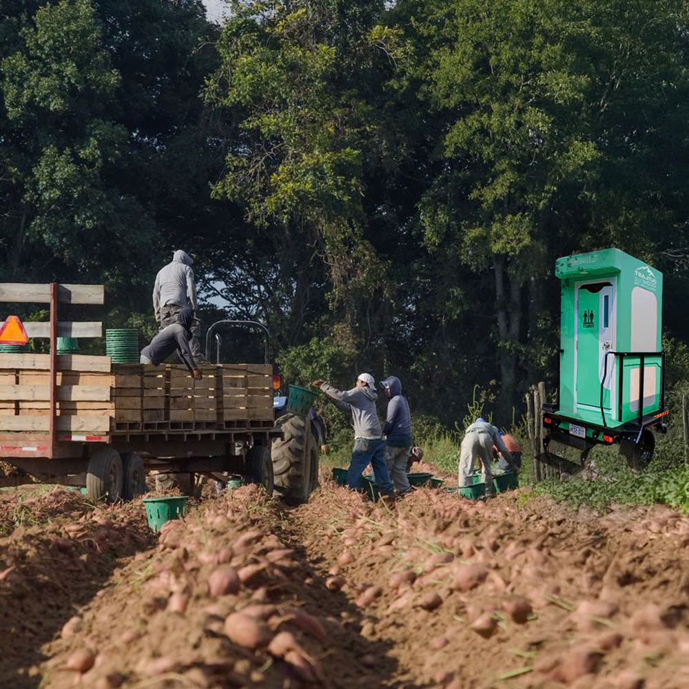 Gigone LLC’s portable restroom supports America’s agriculture industry