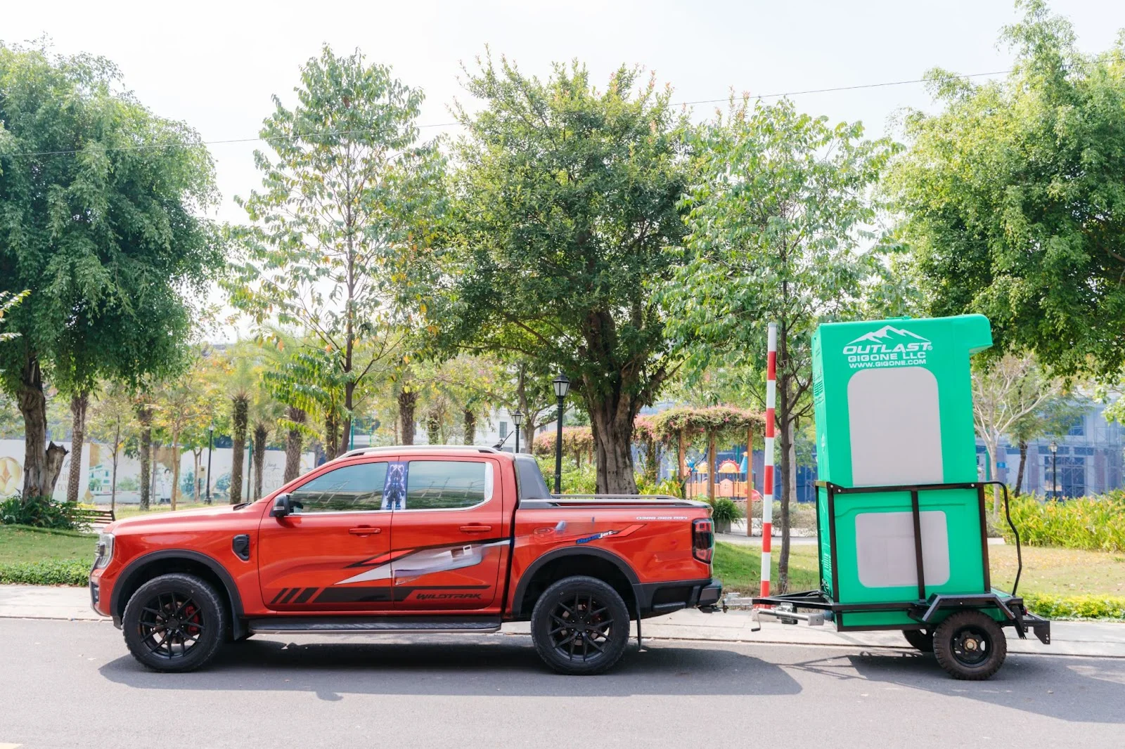 Gigone’s commitment to safe and reliable on-farm use with portable restroom