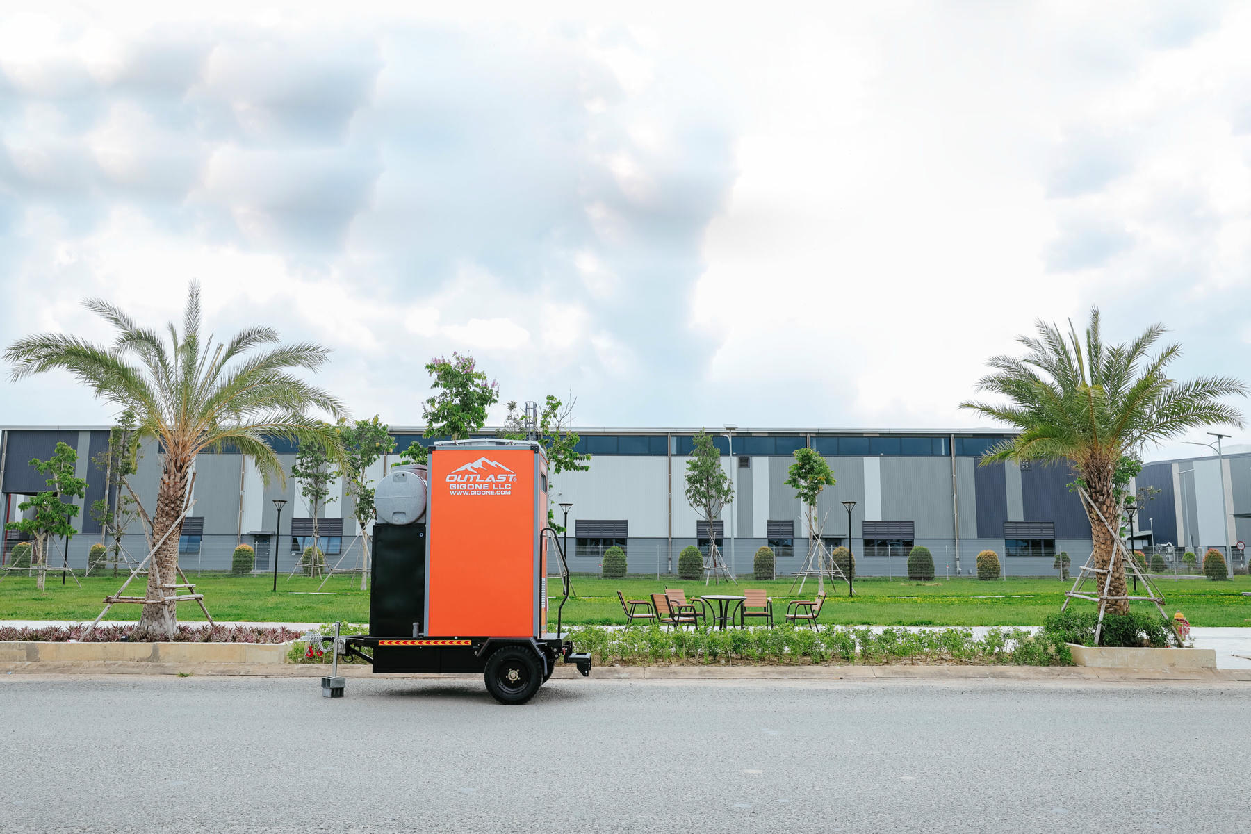 Looking ahead, Gigone is preparing for the new look portable restroom
