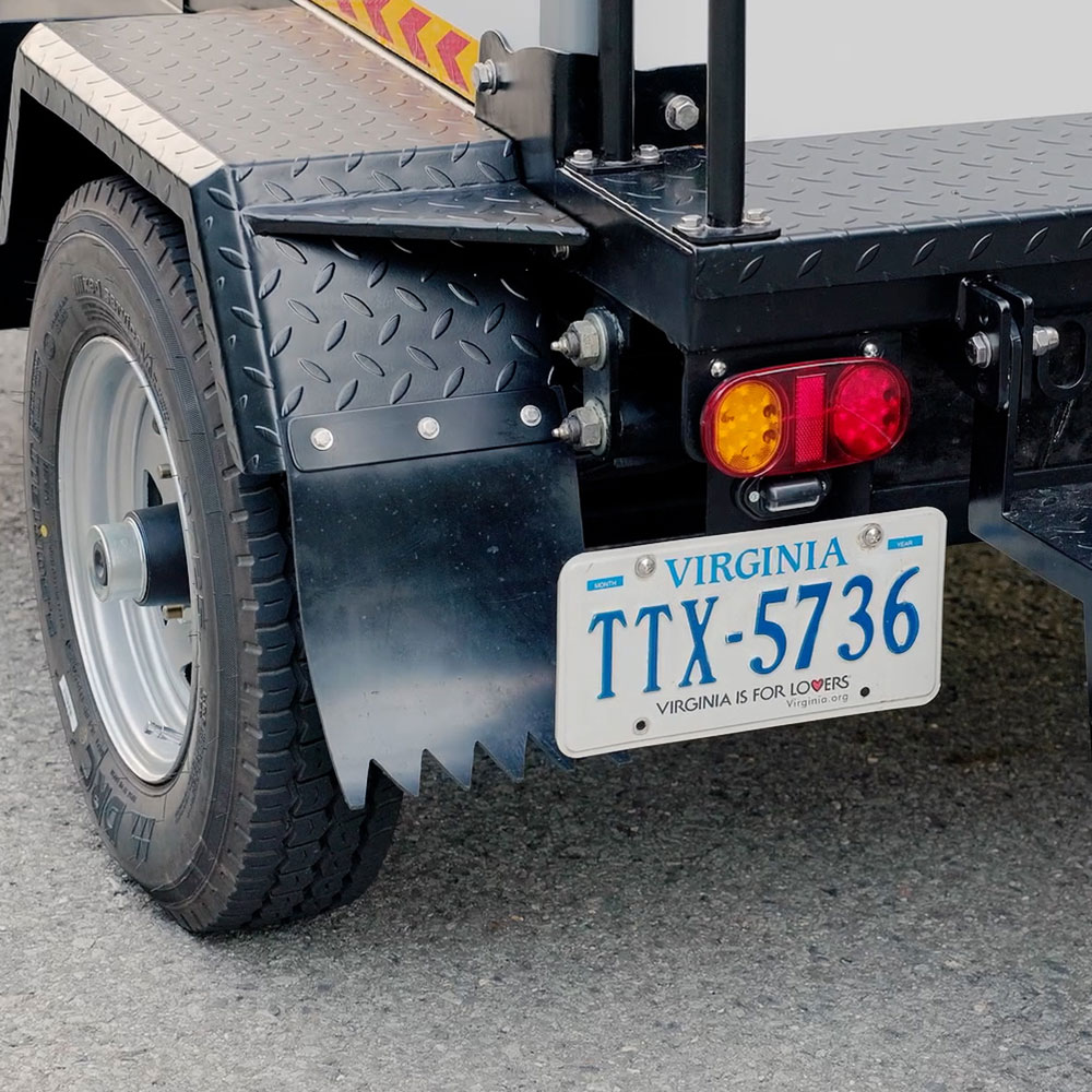 Vehicle ID Plate and VIN identification on a restroom trailer