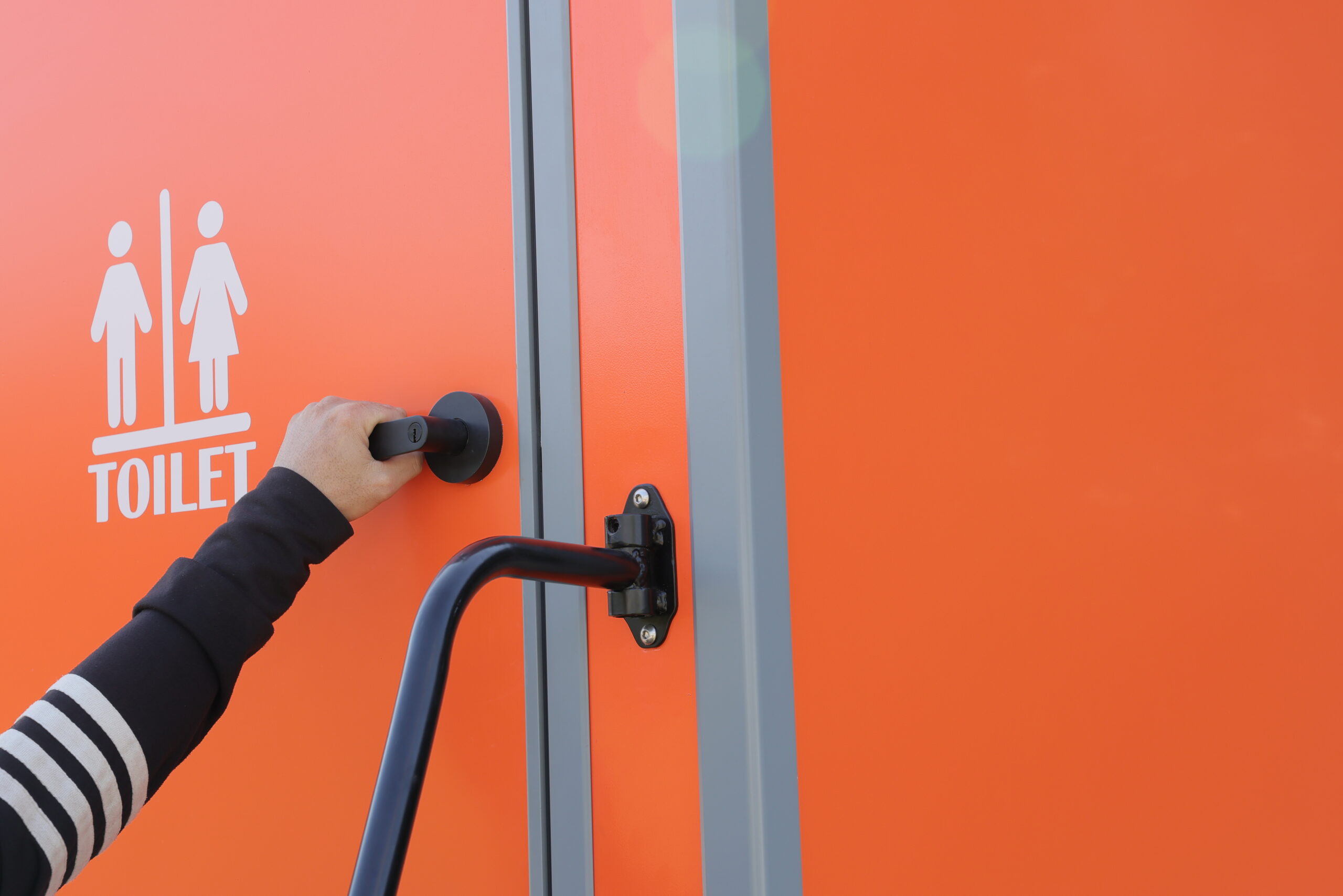 Smart and Secure Waste Management System for Mobile Restrooms