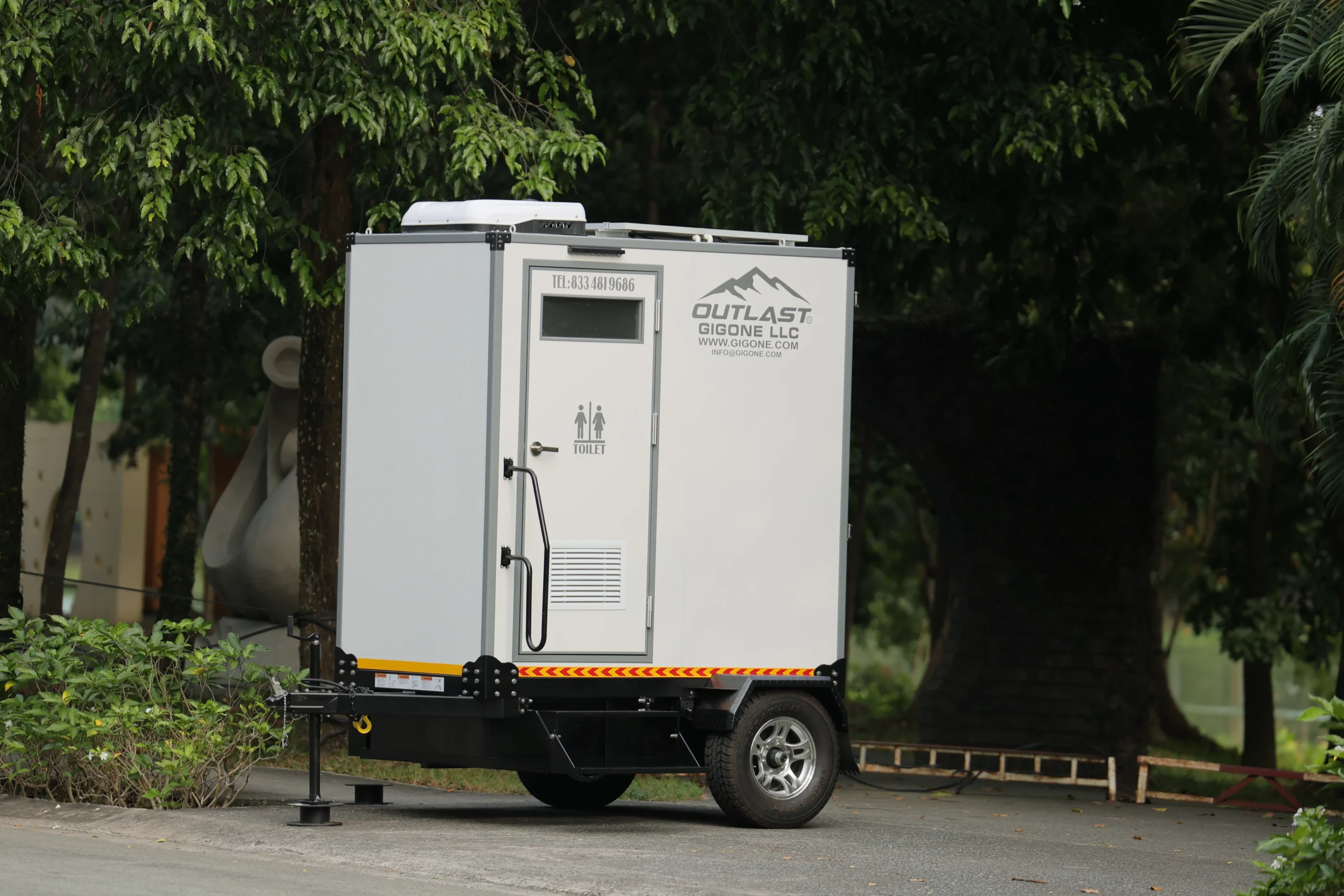 premium mobile restroom,luxury restroom trailer rental,mobile sanitation solutions,event restroom trailer,professional mobile sanitation Premium User Experience in Portable Restrooms | Gigone AA-1P & A-1P