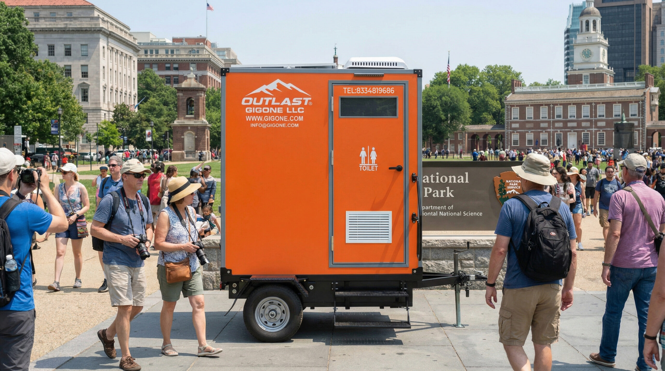 Premium User Experience in Portable Restrooms | Gigone AA-1P & A-1P