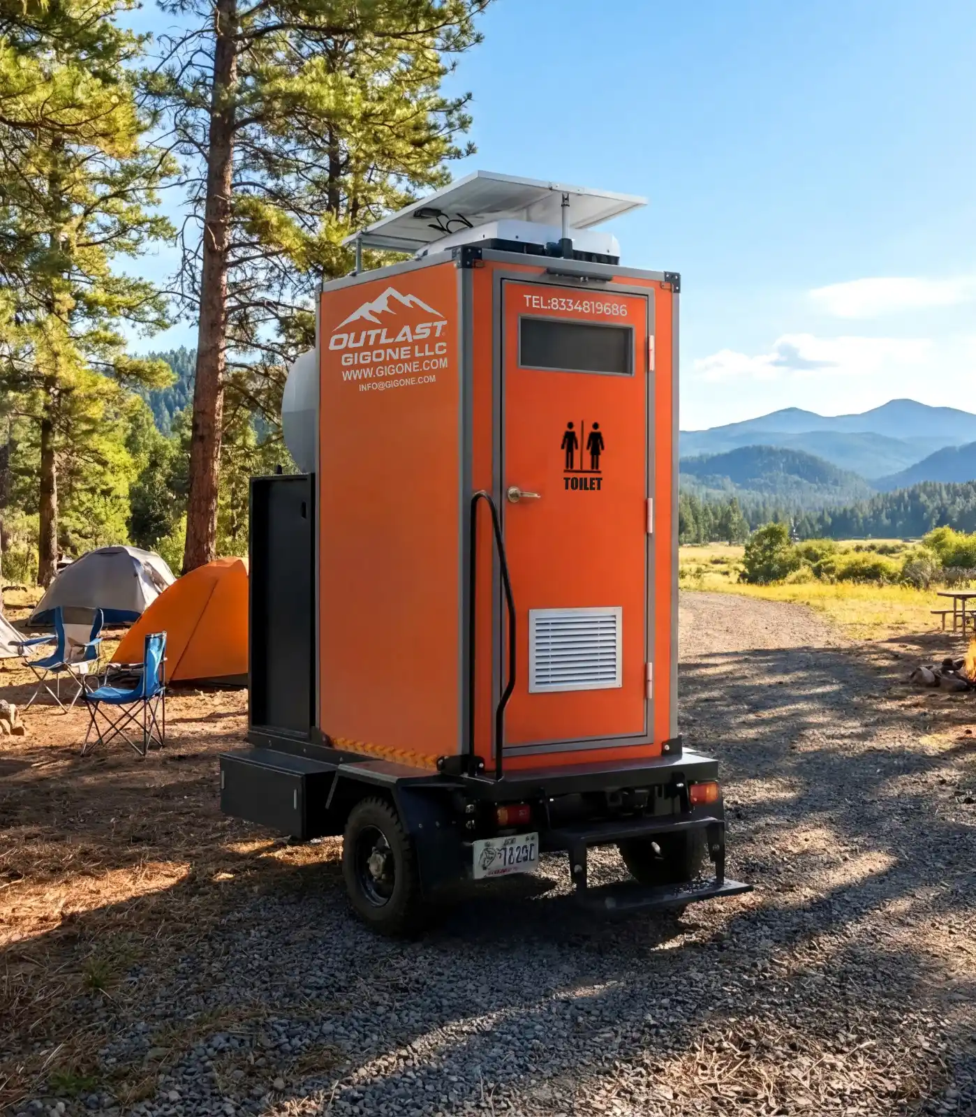 premium mobile restroom,luxury restroom trailer rental,mobile sanitation solutions,event restroom trailer,professional mobile sanitation Premium mobile restroom trailer rental by Gigone LLC for luxury events and B2B deployments in the USA