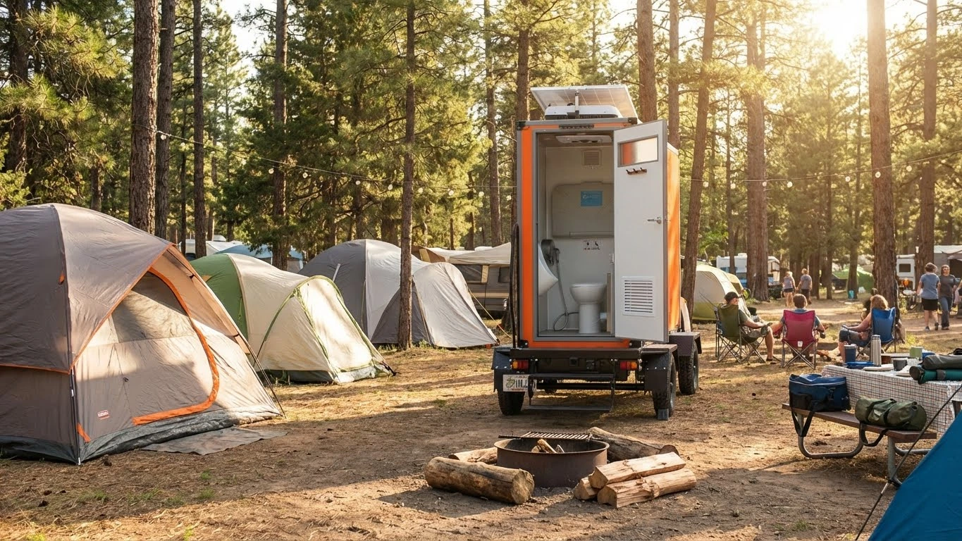 Premium Mobile Restrooms for Long-Term Rental,Mobile Restrooms Low Maintenance, High Operational Efficiency